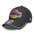 Bone Masculino New Era 9FORTY LA Lakers NBA Cinza-60691227- -1-